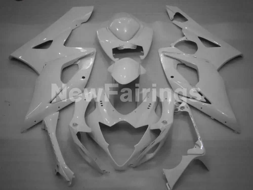 All White No decals - GSX - R1000 05 - 06 Fairing Kit