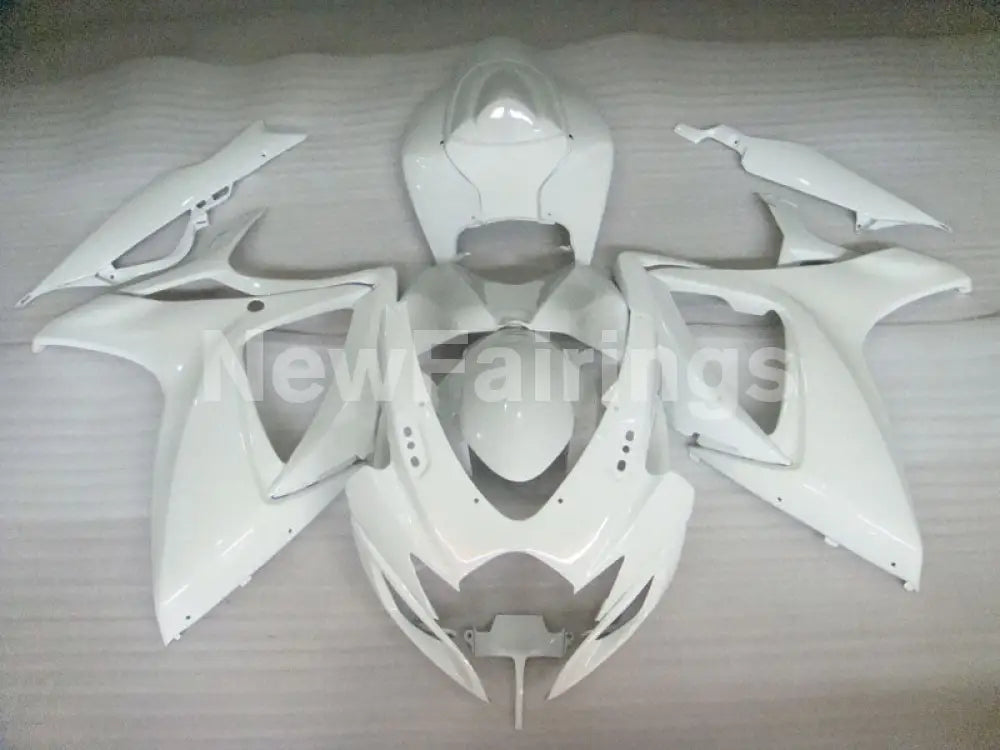 All White No decals - GSX-R600 06-07 Fairing Kit - Vehicles