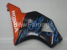 Charger l&#39;image dans la galerie, Black and Blue Flame - CBR 954 RR 02-03 Fairing Kit -