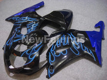 Charger l&#39;image dans la galerie, Black and Blue Flame - GSX-R600 01-03 Fairing Kit - Vehicles