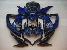 Charger l&#39;image dans la galerie, Black and Blue Flame - GSX-R600 08-10 Fairing Kit