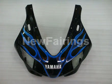 Charger l&#39;image dans la galerie, Black and Blue Flame - YZF-R1 98-99 Fairing Kit - Vehicles