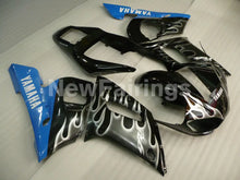 Charger l&#39;image dans la galerie, Black and Blue Grey Flame - YZF-R6 98-02 Fairing Kit Vehicles &amp; Parts &gt; Vehicle Parts &amp; Accessories &gt; Motor Vehicle