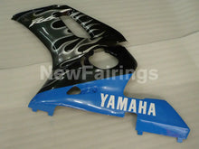 Charger l&#39;image dans la galerie, Black and Blue Grey Flame - YZF-R6 98-02 Fairing Kit Vehicles &amp; Parts &gt; Vehicle Parts &amp; Accessories &gt; Motor Vehicle