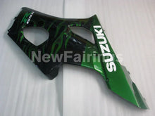 Load image into Gallery viewer, Black and Green Flame - GSX - R1000 03 - 04 Fairing Kit