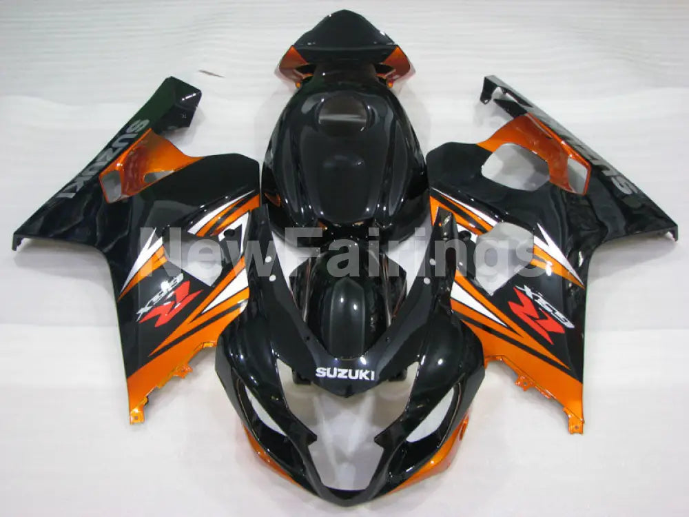 Black and Orange Factory Style - GSX-R600 04-05 Fairing Kit