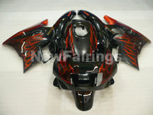 Load image into Gallery viewer, Black and Orange Flame - CBR600 F2 91-94 Fairing Kit -