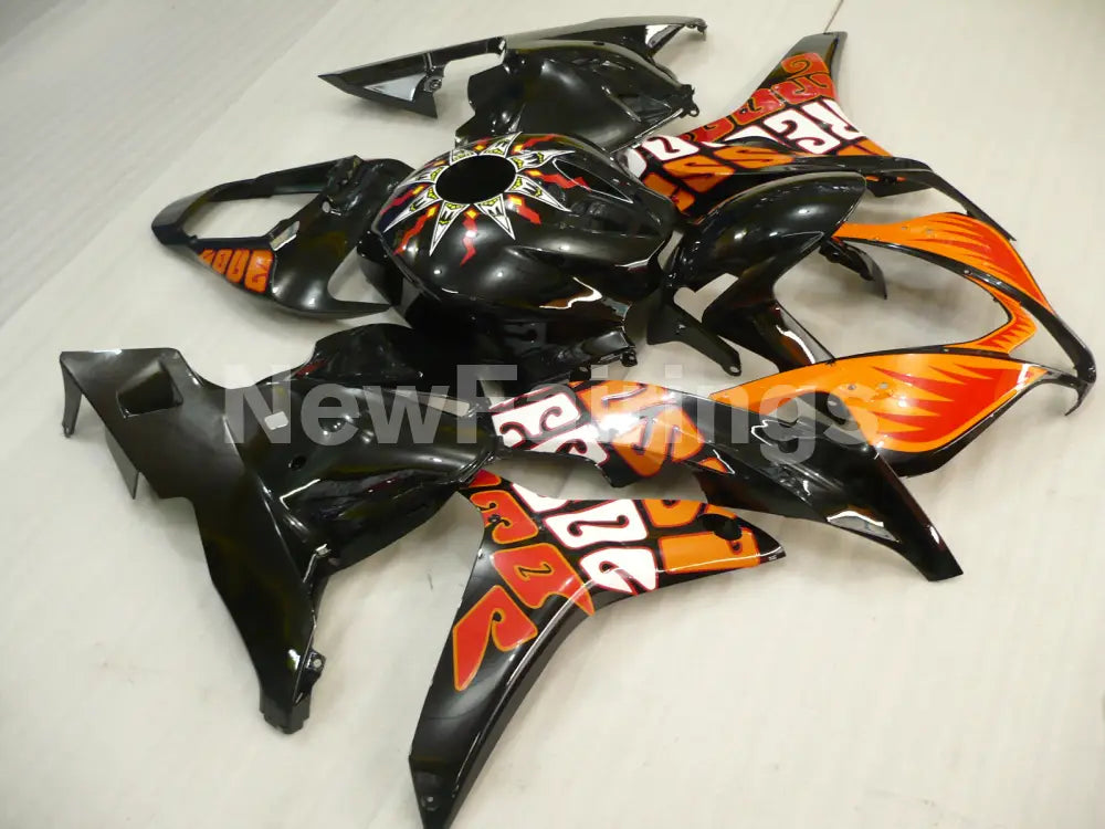 Black and Orange Rossi - CBR600RR 09-12 Fairing Kit -