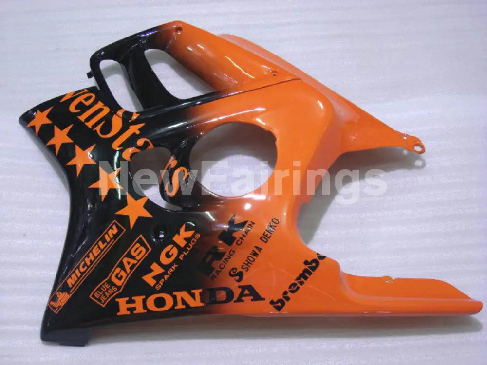 Black and Orange SevenStars - CBR600 F3 97-98 Fairing Kit -