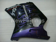 Charger l&#39;image dans la galerie, Black and Purple Flame - CBR 1100 XX 96-07 Fairing Kit -