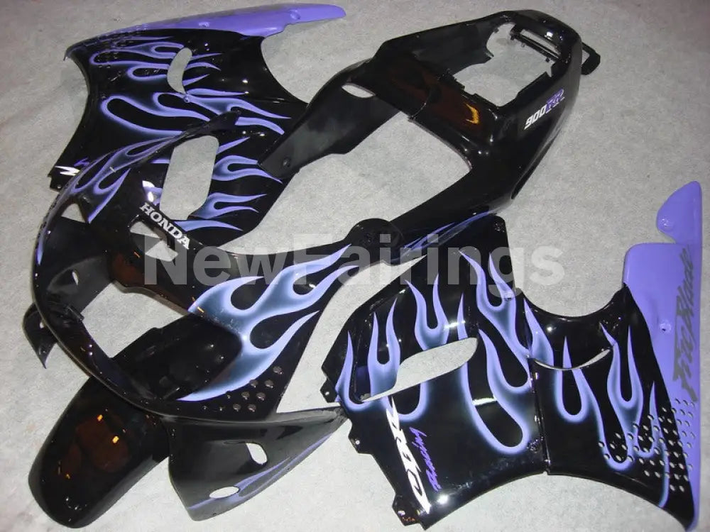 Black and Purple Flame - CBR 900 RR 94-95 Fairing Kit -