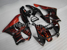 Charger l&#39;image dans la galerie, Black and Red Flame - CBR 900 RR 94-95 Fairing Kit -