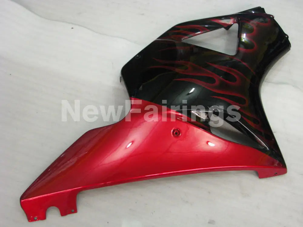 Black and Red Flame - CBR 954 RR 02-03 Fairing Kit -