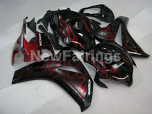 Charger l&#39;image dans la galerie, Black and Red Flame - CBR1000RR 08-11 Fairing Kit - Vehicles