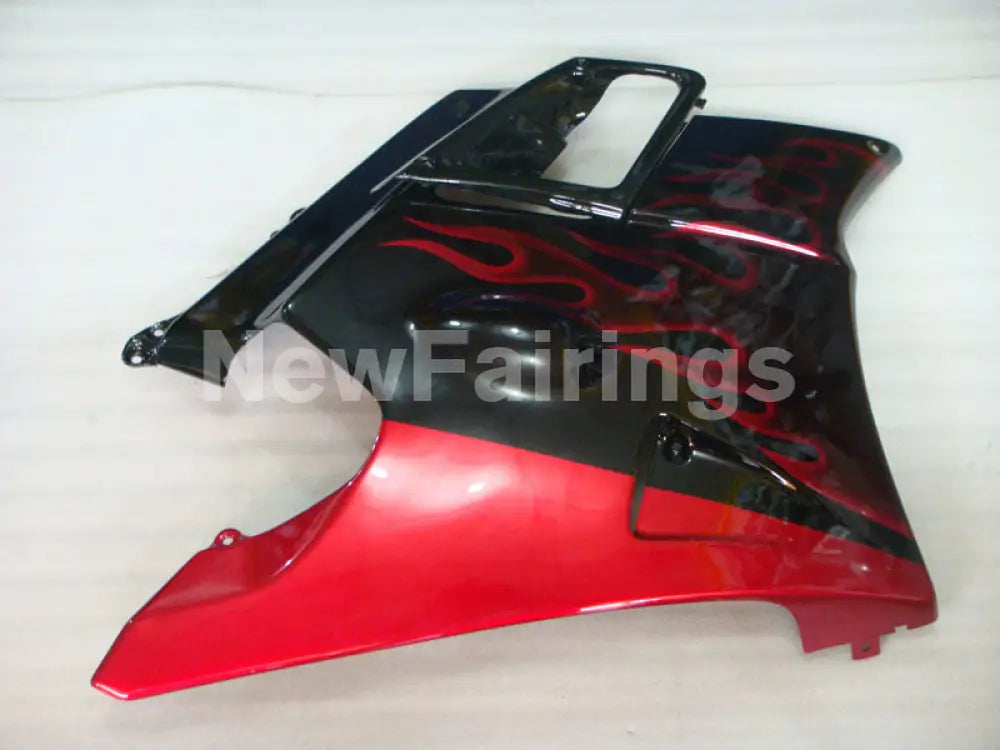 Black and Red Flame - CBR600 F2 91-94 Fairing Kit - Vehicles