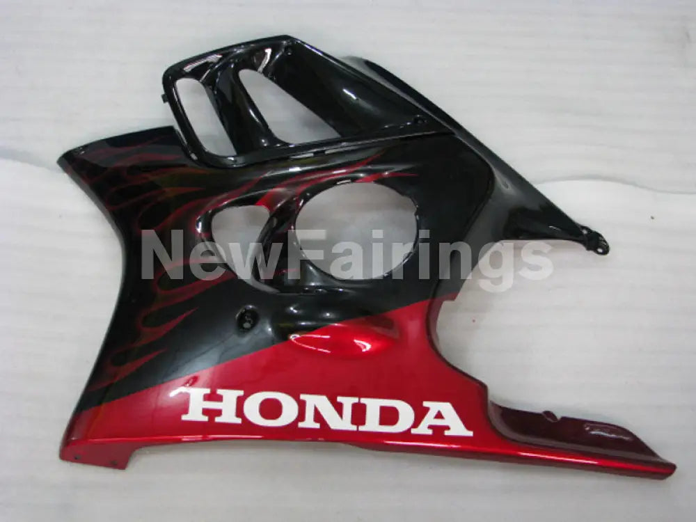 Black and Red Flame - CBR600 F3 95-96 Fairing Kit - Vehicles