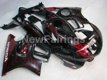 Charger l&#39;image dans la galerie, Black and Red Flame - CBR600 F3 97-98 Fairing Kit - Vehicles