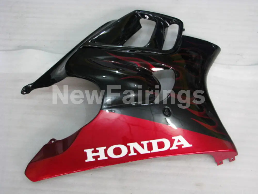 Black and Red Flame - CBR600 F3 97-98 Fairing Kit - Vehicles