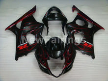 Charger l&#39;image dans la galerie, Black and Red Flame - GSX - R1000 03 - 04 Fairing Kit