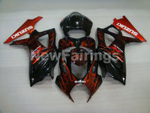 Charger l&#39;image dans la galerie, Black and Red Flame - GSX - R1000 07 - 08 Fairing Kit