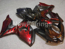 Charger l&#39;image dans la galerie, Black and Red Flame - GSX - R1000 09 - 16 Fairing Kit