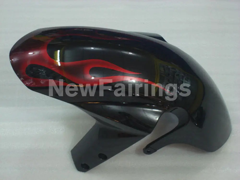 Black and Red Flame - GSX-R600 04-05 Fairing Kit - Vehicles