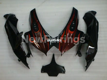 Charger l&#39;image dans la galerie, Black and Red Flame - GSX-R750 08-10 Fairing Kit Vehicles &amp;