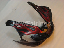 Charger l&#39;image dans la galerie, Black and Red Flame - YZF-R1 00-01 Fairing Kit - Vehicles &amp;