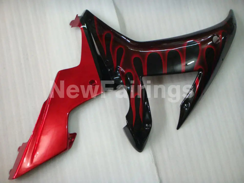 Black and Red Flame - YZF-R1 02-03 Fairing Kit - Vehicles &