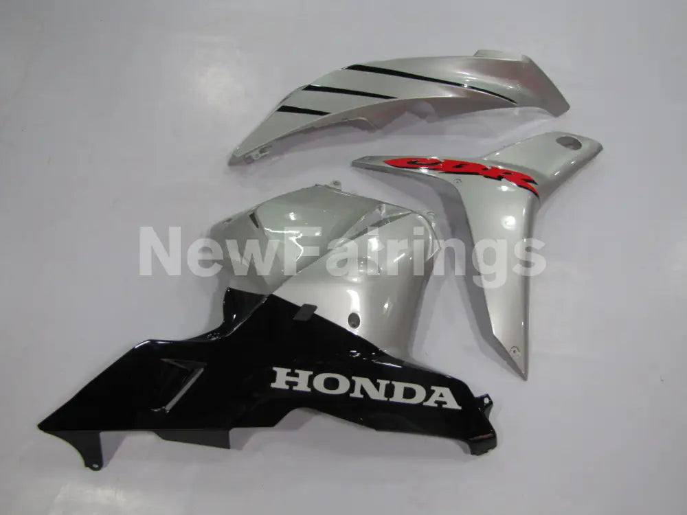 Black and Silver Factory Style - CBR600RR 09-12 Fairing Kit