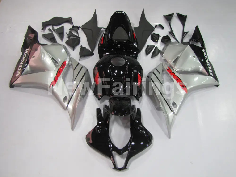 Black and Silver Factory Style - CBR600RR 09-12 Fairing Kit