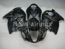 Charger l&#39;image dans la galerie, Black and Silver Flame - GSX1300R Hayabusa 99-07 Fairing