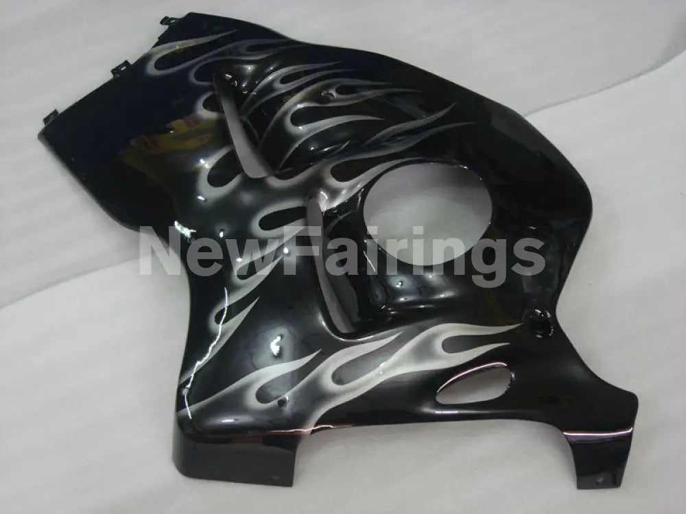 Black and Silver Flame - GSX1300R Hayabusa 99-07 Fairing