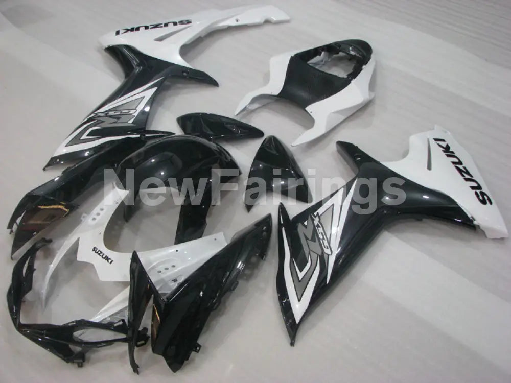 Black and White Factory Style - GSX-R750 11-24 Fairing Kit