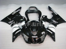 Charger l&#39;image dans la galerie, Black and White Factory Style - YZF-R1 98-99 Fairing Kit