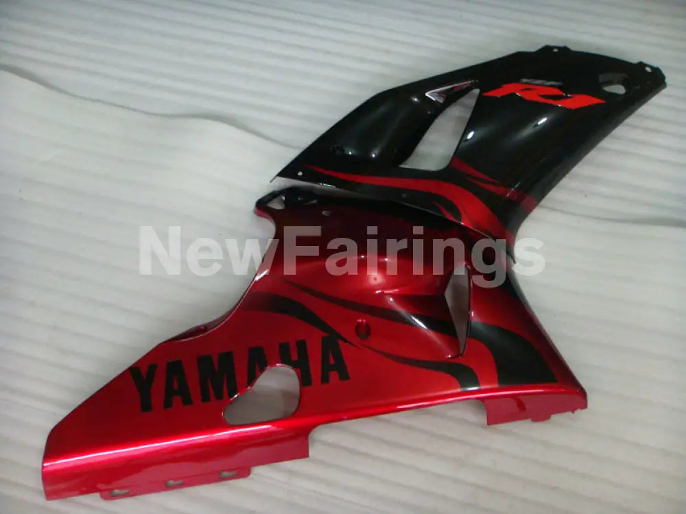 Black and Wine Red Factory Style - YZF-R1 98-99 Fairing Kit