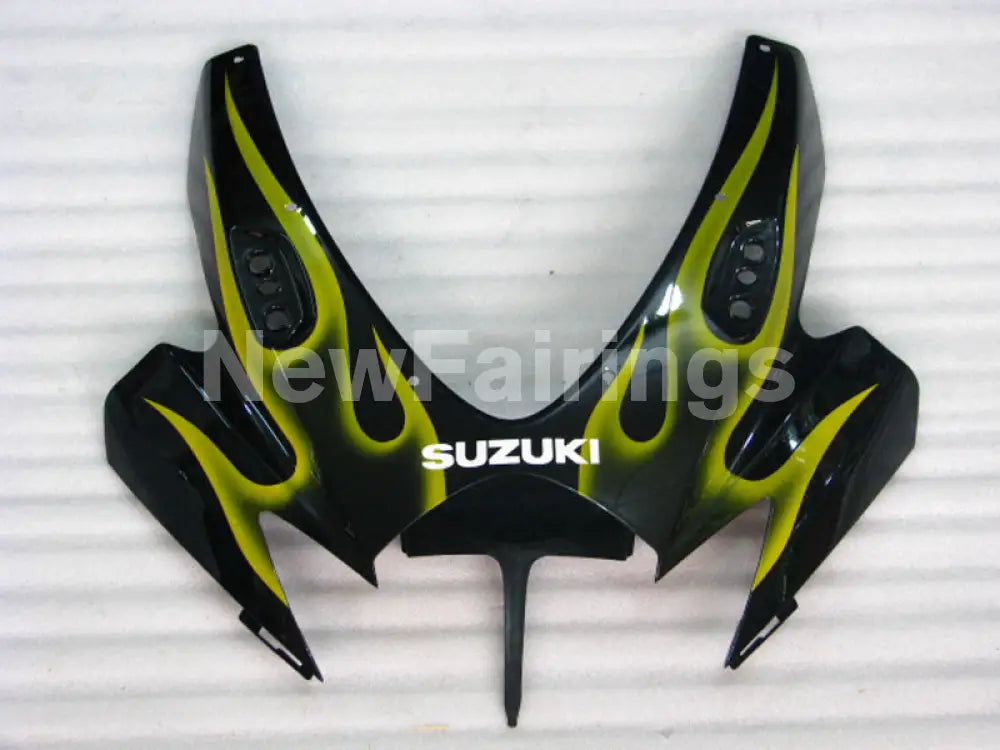 Black and Yellow Flame - GSX-R750 06-07 Fairing Kit