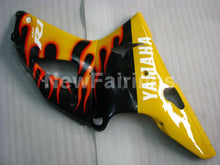 Charger l&#39;image dans la galerie, Black and Yellow Flame - YZF-R1 98-99 Fairing Kit