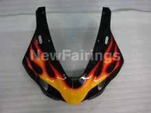 Charger l&#39;image dans la galerie, Black and Yellow Flame - YZF-R1 98-99 Fairing Kit