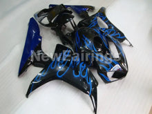 Load image into Gallery viewer, Black Blue Flame - CBR1000RR 06-07 Fairing Kit - Vehicles &amp;