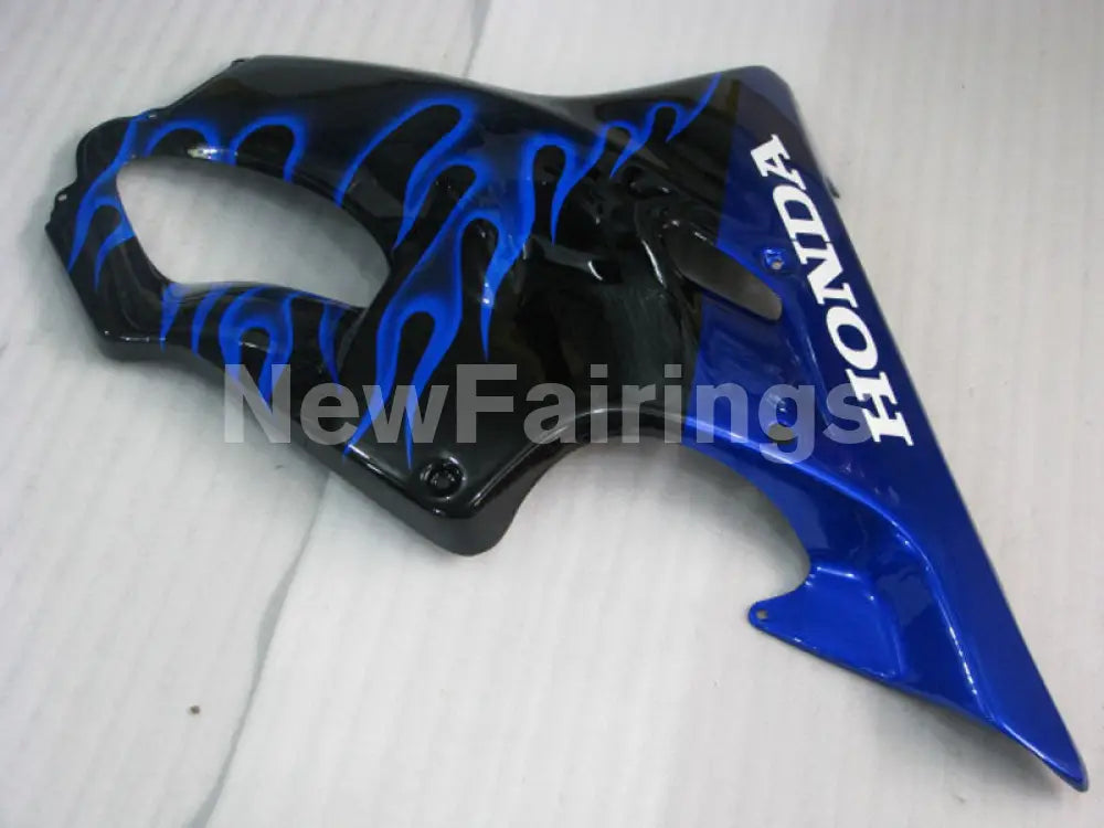 Black and Blue Flame - CBR600 F4i 01-03 Fairing Kit -