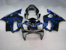 Charger l&#39;image dans la galerie, Black and Blue Flame - CBR600 F4i 01-03 Fairing Kit -