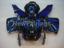 Charger l&#39;image dans la galerie, Black and Blue Flame - CBR600RR 03-04 Fairing Kit - Vehicles