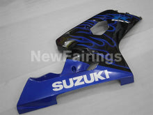 Charger l&#39;image dans la galerie, Black and Blue Flame - GSX-R600 04-05 Fairing Kit - Vehicles