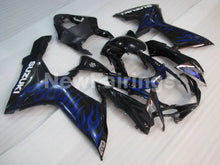 Charger l&#39;image dans la galerie, Black and Blue Flame - GSX-R600 11-24 Fairing Kit