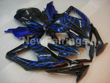 Load image into Gallery viewer, Black and Blue Flame - GSX-R750 08-10 Fairing Kit Vehicles