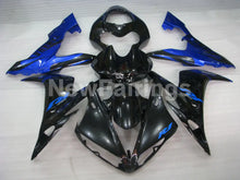 Load image into Gallery viewer, Black and Blue Flame - YZF-R1 04-06 Fairing Kit - Vehicles