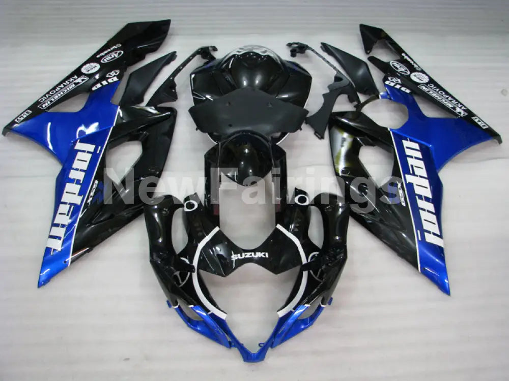 Black and Blue Jordan - GSX - R1000 05 - 06 Fairing Kit