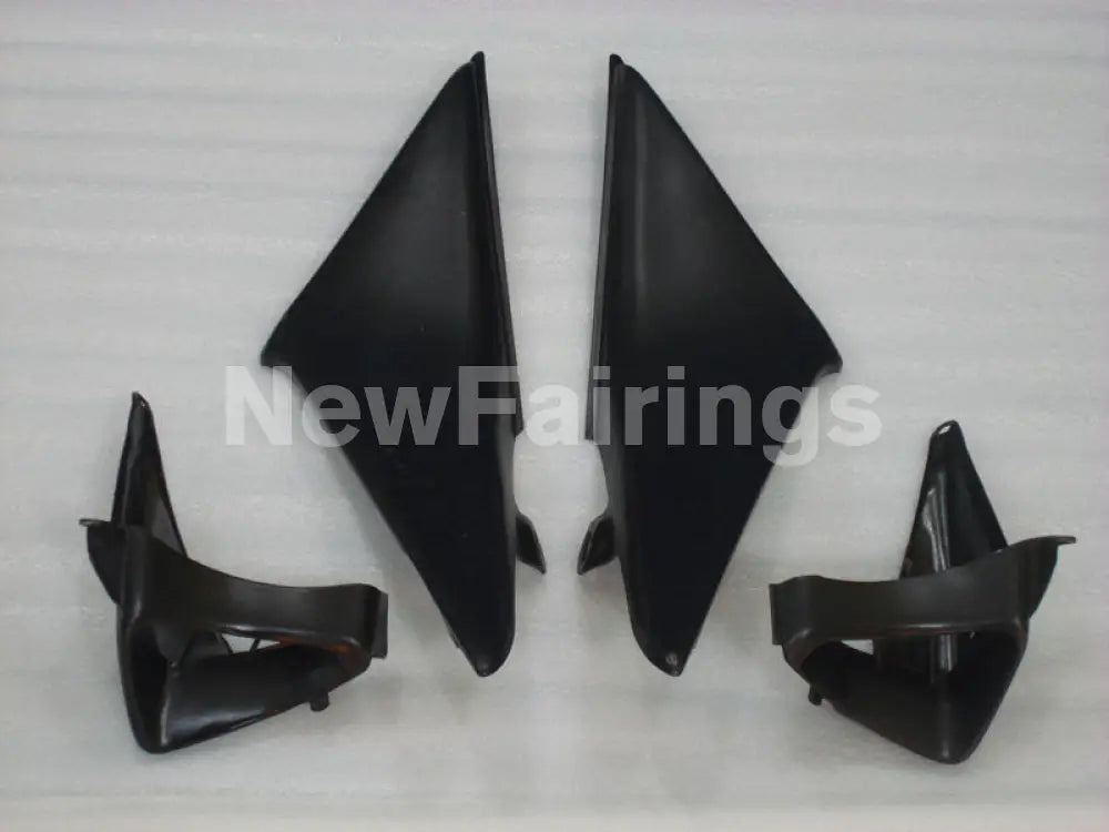 Black and Green Flame - CBR600RR 03-04 Fairing Kit -