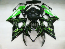 Charger l&#39;image dans la galerie, Black and Green Flame - GSX - R1000 05 - 06 Fairing Kit